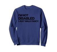 Giornata di sensibilizzazione su «Non Sono disabile, Mi limito a Camminare con Il Bastone Bianco» Felpa