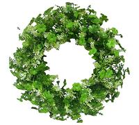Giornata generico Holy Patrick del giorno - Leasing verde artificiale, San Patrizio Giorno Sham Rock Bail Firmato decorazione della festa del muro di San Patrizio d'Irlanda, Se référer au descriptif