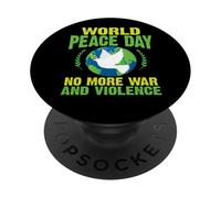 Giornata mondiale della pace Niente più guerra e violenza Pace PopSockets PopGrip Adesivo