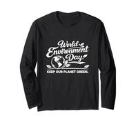 Giornata Mondiale dell'Ambiente - Keep Our Planet Green Eco Awareness Maglia a Manica