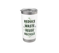 Giornata mondiale dell'ambiente Ridurre il riutilizzo dei rifiuti Rici icchiere termico in acciaio inox doppia parete