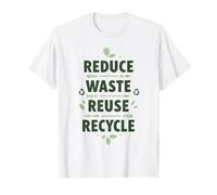 Giornata Mondiale dell'ambiente Ridurre Il riutilizzo dei rifiuti Ricicl Maglietta