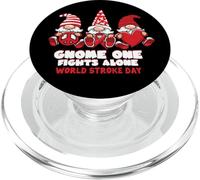 Giornata mondiale dell'ictus Lo gnomo che combatte da solo PopSockets PopGrip per MagSafe