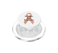 Giornata nazionale dei sopravvissuti al cancro più forte di ieri PopSockets PopGrip per MagSafe