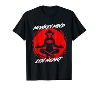 Giornata Nazionale della Scimmia Monkey Mind Zen Heart Maglietta