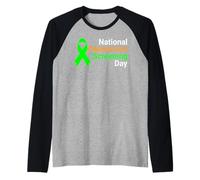 Giornata Nazionale dello screening della depressione - Consapevolezza della Salute mentale Maglia con Maniche Raglan