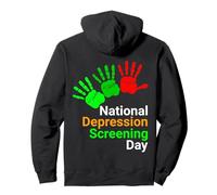 Giornata Nazionale di screening della depressione - Consapevolezza della Salute mentale Felpa con Cappuccio