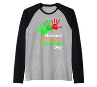 Giornata Nazionale di screening della depressione - Consapevolezza della Salute mentale Maglia con Maniche Raglan
