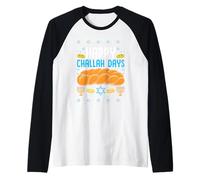 Giorni Felici di Challah Maglia con Maniche Raglan