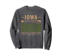Giorni onesti del buon suolo dell'Iowa dal 1846 Felpa