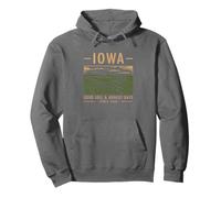 Giorni onesti del buon suolo dell'Iowa dal 1846 Felpa con Cappuccio
