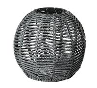 Giorni Retro In Rattan Intrecciato - Cesto Appeso Plafoniera Vintage Per Sala da Pranzo Soggiorno Paralume Rattan Leggero Rotondo Tessuto Boho Coperchio Luce Paralume Lampadario