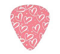 Giorno degli Elementi dei Cuori,12 pezzi di plettri per chitarra, 3 plettri di diverso spessore per chitarra acustica, basso, ukulele