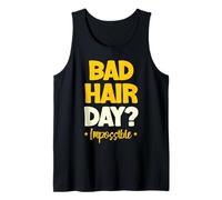 Giorno dei capelli cattivi Parrucchiere Impossibile Taglio di capelli Parrucchiere Parrucchi Canotta