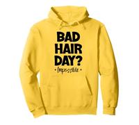 Giorno dei capelli cattivi Parrucchiere Impossibile Taglio di capelli Parrucchiere Parrucchi Felpa con Cappuccio