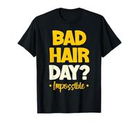 Giorno dei capelli cattivi Parrucchiere Impossibile Taglio di capelli Parrucchiere Parrucchi Maglietta