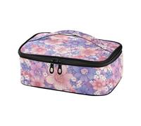 Giorno dei genitori Bella Rosa Viola Fiori Borsa Da Pranzo Borsa Da Viaggio Cooler Bag per Aereo Lunch Box Uomini per con Maniglia loncheras para Pranzo