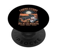 Giorno dei Morti Strada Eterna - Strada Spirituale Sugar Skull PopSockets PopGrip Adesivo