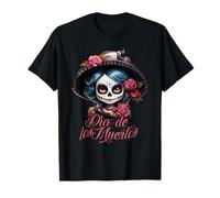 Giorno del morto Messico Day of the Dead Chibi La Catrina Maglietta