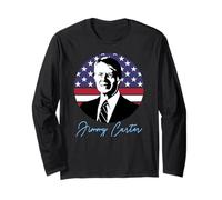 Giorno del Presidente Jimmy Carter 39 ° Presidente 1977-1981 Maglia a Manica
