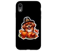 Giorno del Ringraziamento Russo Giocattolo Cane Proprietario Mamma Papà Amante Divertente Carino Custodia per iPhone XR