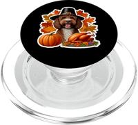 Giorno del Ringraziamento Spagnolo Acqua Cane Proprietario Mamma Papà Amante Divertente Cucci PopSockets PopGrip per MagSafe