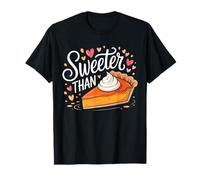 Giorno del Ringraziamento Sweeter Than Pumpkin Pie Ragazze Ragazzi Bambino Bambino Maglietta