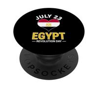 Giorno della rivoluzione egiziana 23 luglio Orgoglio egiziano PopSockets PopGrip Adesivo