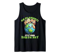 Giorno della Terra Fiori Carino Terra Go Planet It's Your Earth Day Canotta