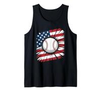 Giorno dell'indipendenza del Baseball Patriottico 4 luglio Canotta