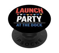 Giorno di lancio della barca Primo Splash Boating Season Opener Primavera PopSockets PopGrip Adesivo