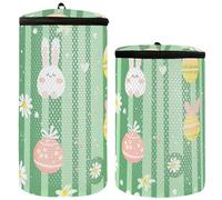 Giorno di Pasqua Coniglio Orecchio Piede Daisy Egg Shoe Wash Bag Sneakers Borsa Lavatrice 2 pz Lavanderia Scarpe Sacchetto di Lavaggio Per Scarpe, Giorno di Pasqua Bunny Ear Piede Daisy Egg, 1 size,