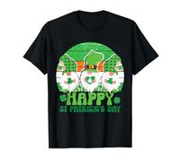 Giorno di San Patrizio Gnome Retro Groovy Shamrock St. Patty's Day Maglietta