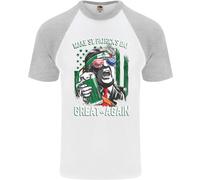 Giorno di San Patrizio Great Again Donald Trump DA UOMO S/S Baseball T-Shirt