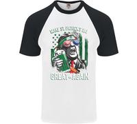 Giorno di San Patrizio Great Again Donald Trump DA UOMO S/S Baseball T-Shirt