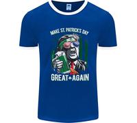 Giorno di San Patrizio Great Again Donald Trump Uomo Ringer
