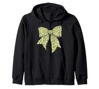 Giorno di San Patrizio Irlandese Trifoglio Arcobaleno Modello Coquette Felpa con Cappuccio