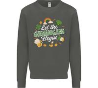 Giorno di San Patrizio Let The Shenanigans Begin Bambini Felpa Maglione