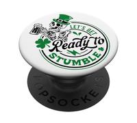Giorno di San Patrizio Let's Get Ready Stumble PopSockets PopGrip Adesivo