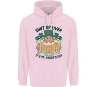 Giorno di San Patrizio Shut Up Fegato Birra Alcol Divertente Uomo Felpa