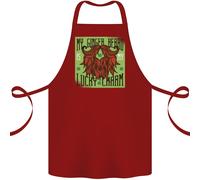 Giorno di San Patrizio Zenzero Barba Portafortuna Cotone Grembiule 100% Organico