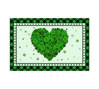 Giorno Di San Patrizio Zerbino Lavabile In Lavatrice Zerbino Ingresso Antiscivolo Zerbini Di Benvenuto Per Porte Esterne Cucina Esterno 40 X 60Cm