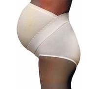 GUAINA GIOS 292 PREPARTO GRAVIDANZA PREMAMAN COTONE PANCIERA PREMAMMA BIANCO