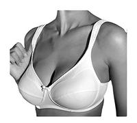 GIOS Reggiseno Art. 972 - Linea Morbida Eleganza Liscio -Coppe Foderate in Cotone, Spalline Larghe e Imbottite, Cuciture Piatte e Invisibili. Coppa B Colori Bianco e Nero