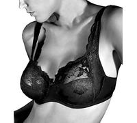 Reggiseno donna Gios con ferretto non imbottito in microfibra e pizzo art Miriam
