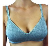 GIOS Reggiseno Cotone Aroma (4, Grigio)
