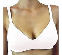 GIOS Reggiseno Cotone Aroma (5, Bianco)