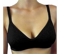 GIOS Reggiseno Cotone Aroma (6, Nero)
