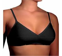 GIOS Reggiseno Cotone Art. 145 (TG. 2 CIRCON. Sottoseno 68/72, Nero)