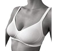 GIOS Reggiseno Cotone Cannella (2 circonf. Seno 68/72, Nero)
